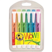 Pincel Marca Texto Swingcool Sortido PT 6 UN Stabilo