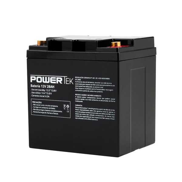 Bateria Powertek 12V 28AH EN019 1 UN Multilaser