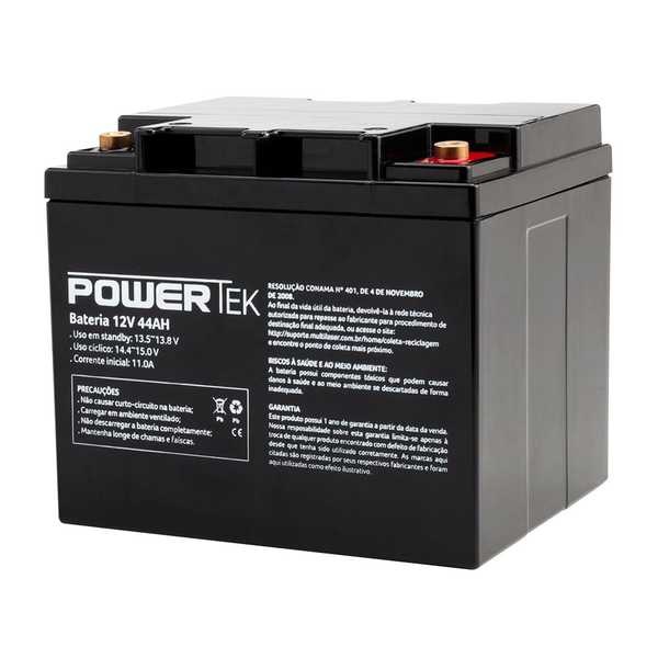 Bateria Powertek 12V 44AH EN022 1 UN Multilaser