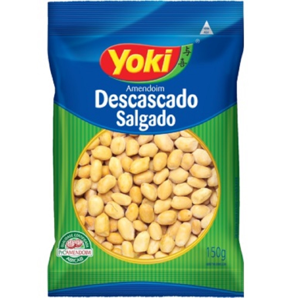 Amendoim Descascado Salgado 150g Yoki