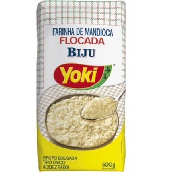 Farinha de Mandioca Flocada Biju 500g 1 UN Yoki