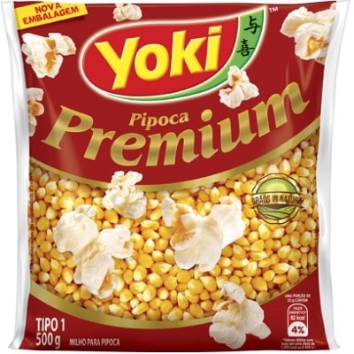 Milho para Pipoca Premium 500g 1 UN Yoki