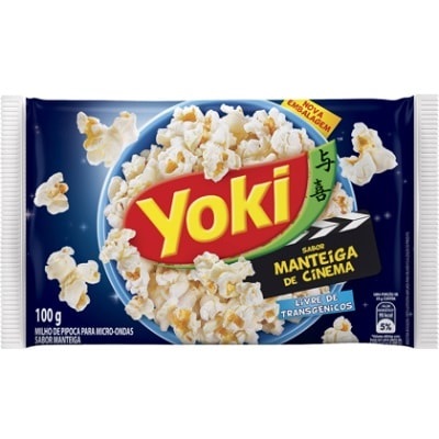 Pipoca para Microondas Manteiga de Cinema 100g Yoki