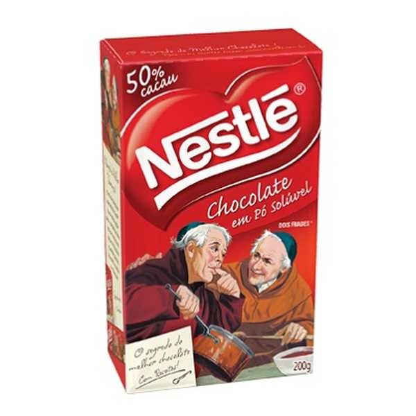 Chocolate em Pó 50% Cacau Dois Frades 200g 1 UN Nestlé