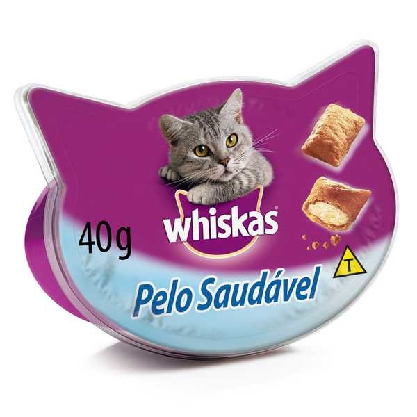 Petisco para Gatos Sabor Pelo Saudável 40g Whiskas