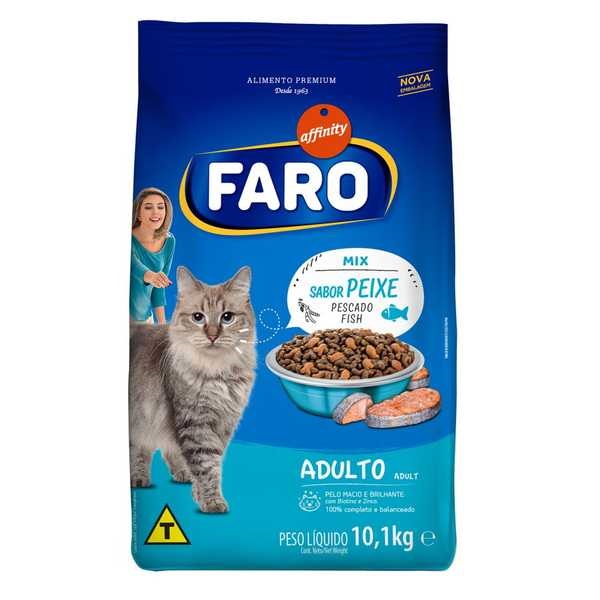 Ração para Gatos Adultos Sabor Peixe 10. kg Faro