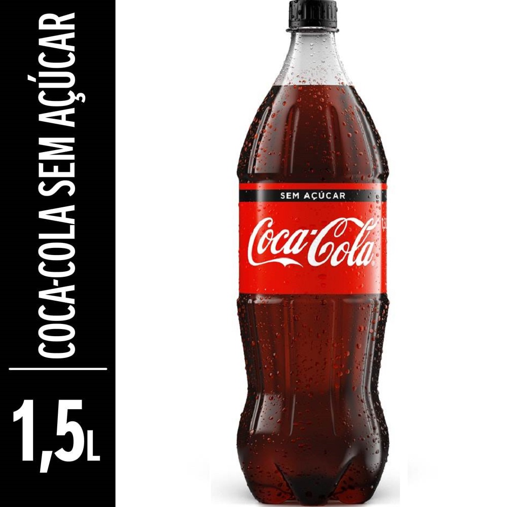 Refrigerante Coca Cola Zero Garrafa 1,5L 1 UN