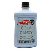 Cola Candy Color Tom Pastel Azul 500g 1 UN Magic Slime