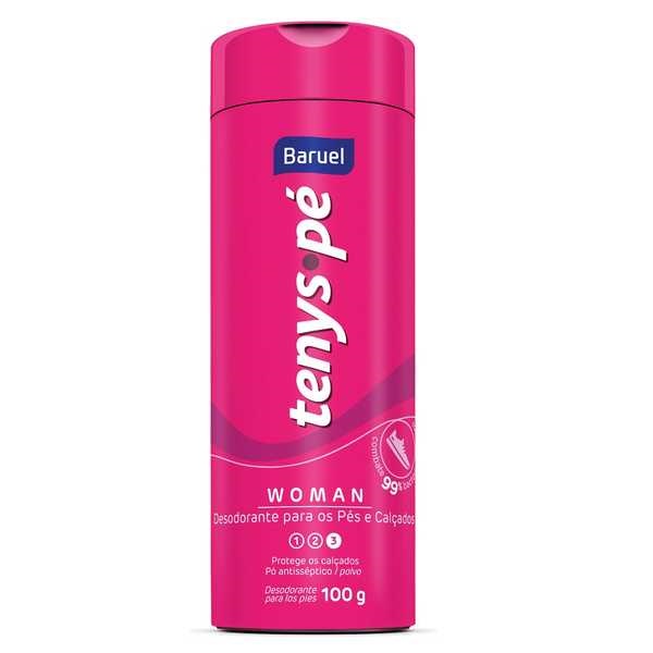 Desodorante Antisséptico para os Pés Woman 100g 1 UN Tenys Pé