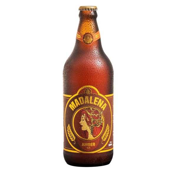 Cerveja Amber Ale Garrafa 600ml 1 UN Madalena