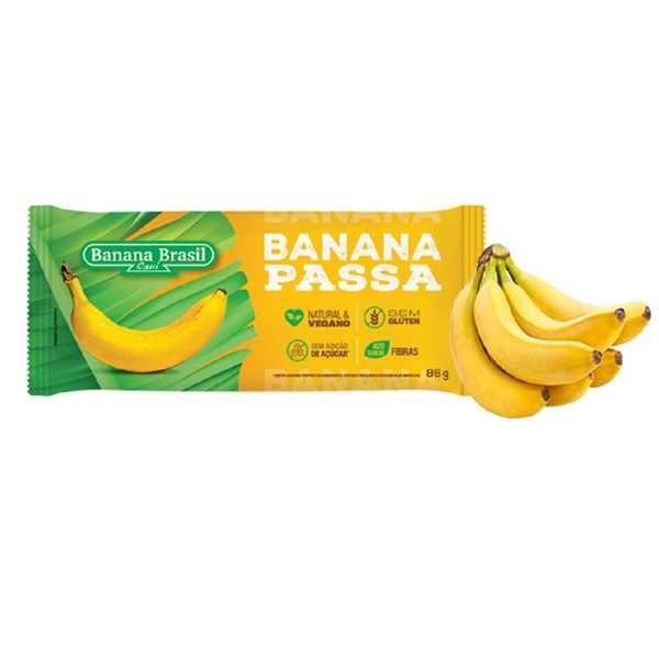 Banana Passa Vegana sem Glúten 1 UN Banana Brasil