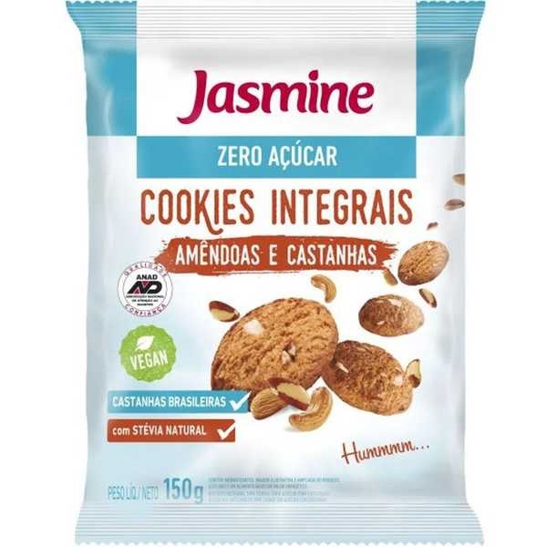 Cookies Zero Açúcar Amêndoas e Castanhas 150g 1 UN Jasmine