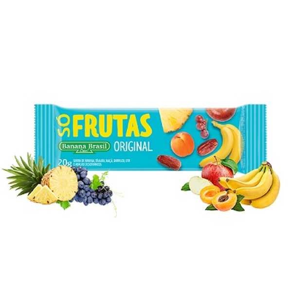 Barra de Frutas Zero Açúcar Original 1 UN Banana Brasil