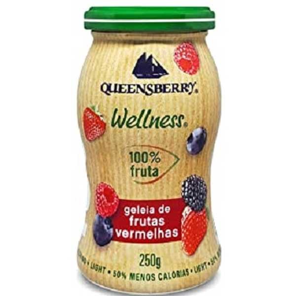 Geleia Light 100% Frutas Vermelhas 250g 1 UN Queensberry