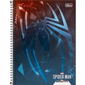 Caderno Espiral Spider-Man Game B Capa Dura 160 FL 1 UN Tilibra