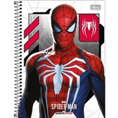 Caderno Espiral Spider-Man Game D Capa Dura 160 FL 1 UN Tilibra