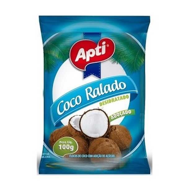 Coco Ralado Desidratado Adoçado 100g Apti