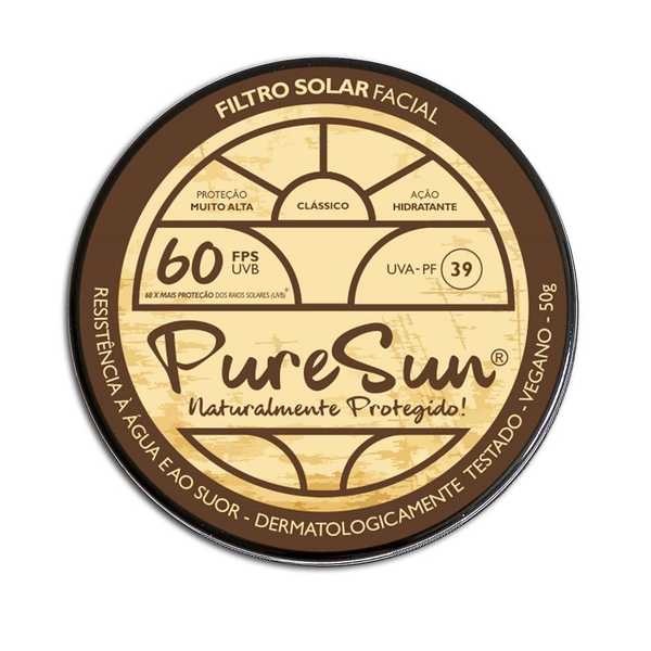 Filtro Solar Facial 50g FPS 60 1 UN Puresun