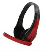 Headset KE-HS050 Vermelho / Preto 1 UN Kross Elegance
