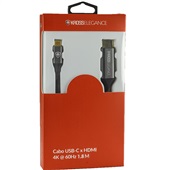 Cabo USB-C para USB-C GEN2 20V5A - 100W - 10Gbps - 1m - KE-UC0121 1UN