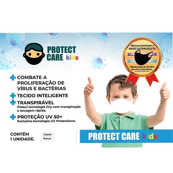 Máscara Infantil Branca 1 UN Protect Care