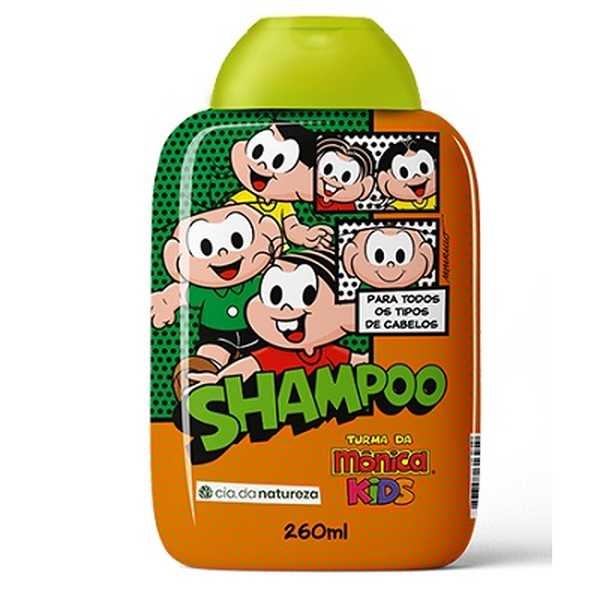 Shampoo Todos os Tipos de Cabelos Turma da Mônica Kids 260ml 1 UN Cia da Natureza