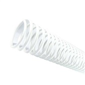 Espiral Encadernação Plástica 07mm Branco PT 100 UN Plaspiral