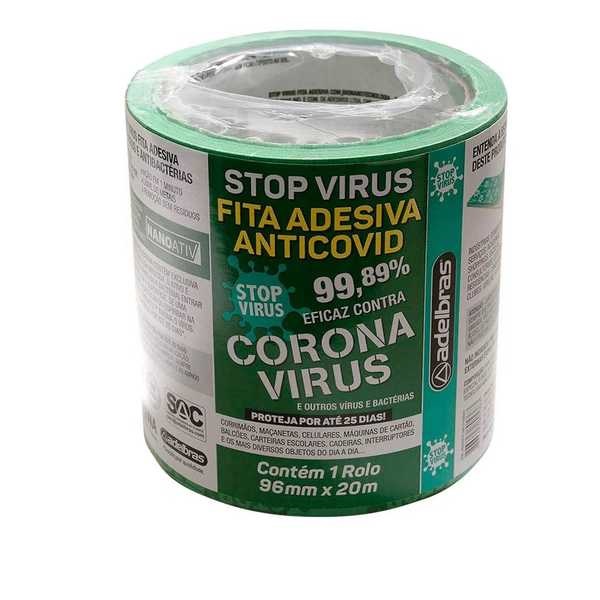 Fita Adesiva Stop Virus 96mmx20m Adelbras