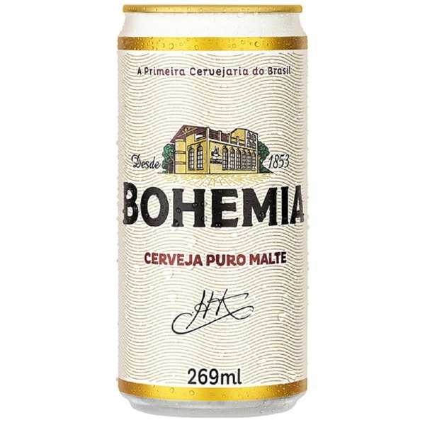 Cerveja Bohemia Puro Malte Lata 269ml 1 UN