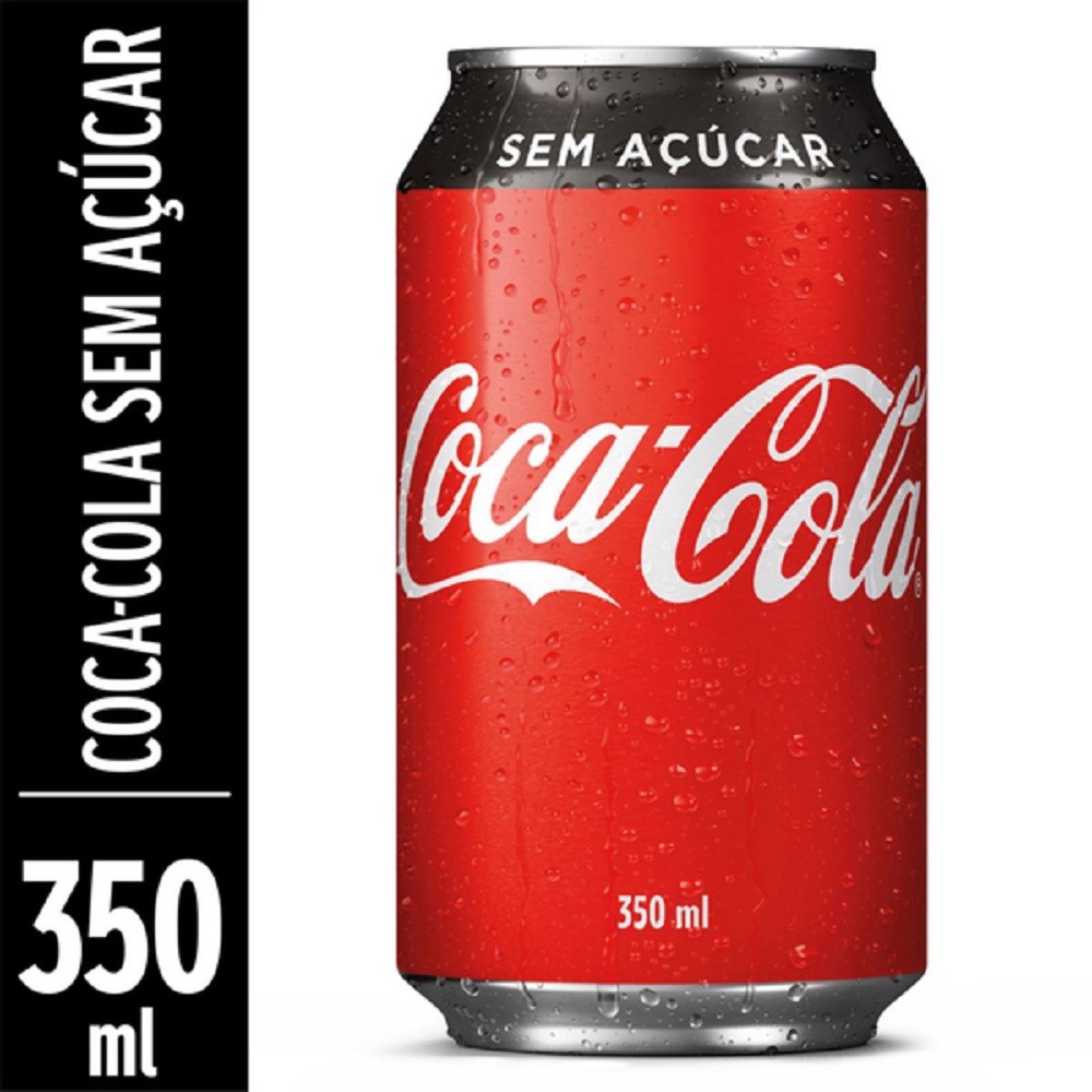 Refrigerante Coca Cola Zero Lata 350ml 1 UN