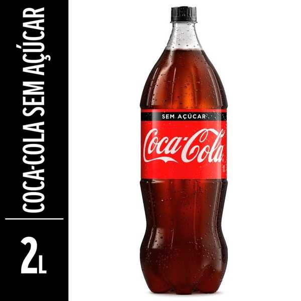 Refrigerante Coca Cola Zero Garrafa 2L 1 UN