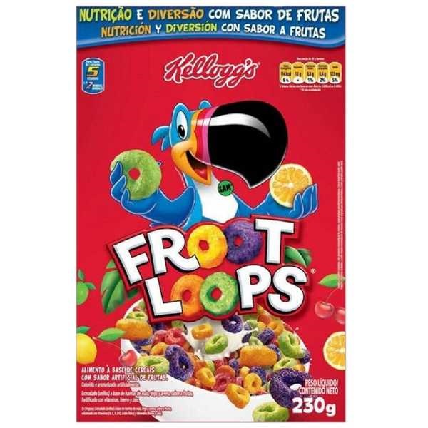Cereal Matinal Froot Loops 230g 1 UN Kellogg's