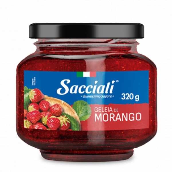 Geleia Morango Premium 320g 1 UN Sacciali
