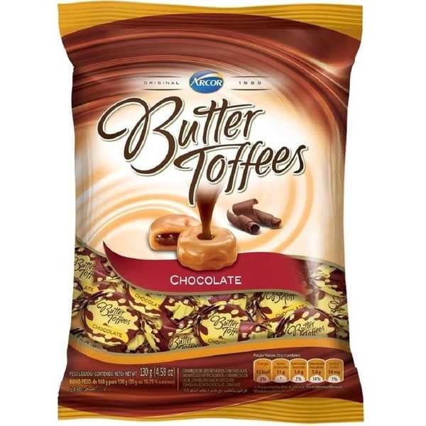 Bala Butter Toffees Chocolate 500g Arcor