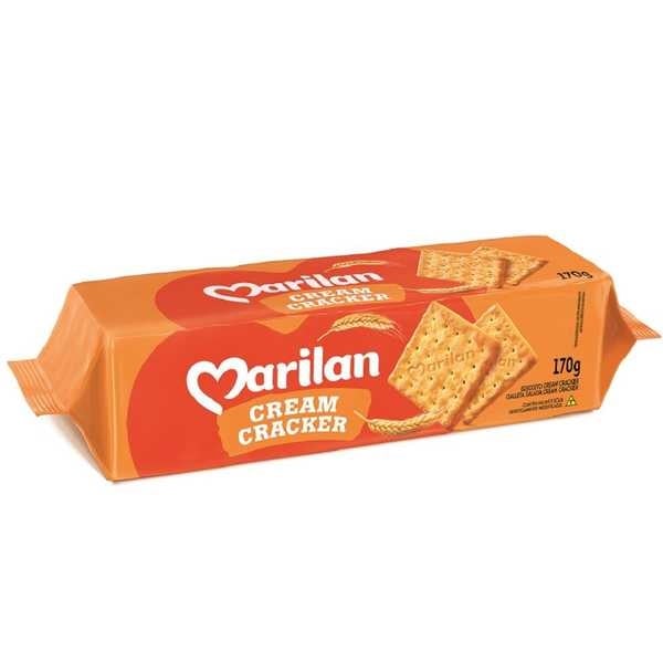 Biscoito Cream Cracker 170g 1 UN Marilan