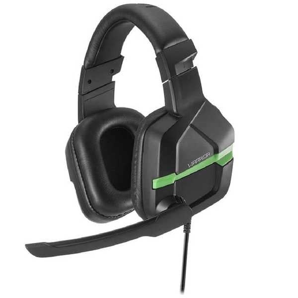 Headset Gamer Askari P3 Stereo Xbox One Preto e Verde 1 UN Warrior