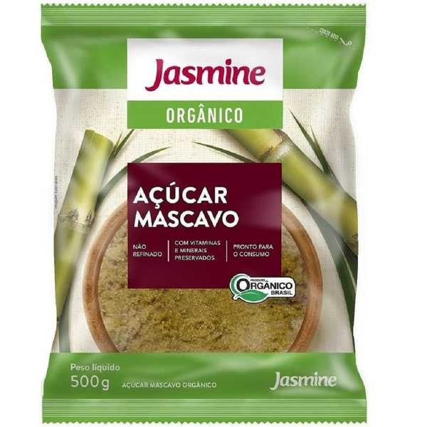 Açúcar Mascavo Orgânico 500g 1 UN Jasmine