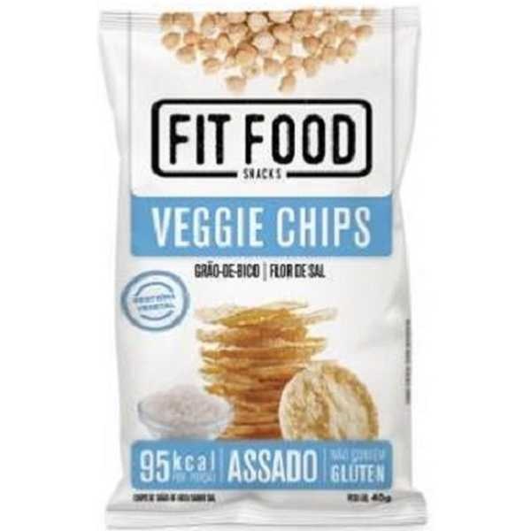 Fit Food Veggie Chips Grão de Bico Flor de Sal 40g 1 PT Tyrrels