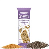 Barra de Cereal Crocante Levittá Gergelim e Chia 10g 1 UN Banana Brasi