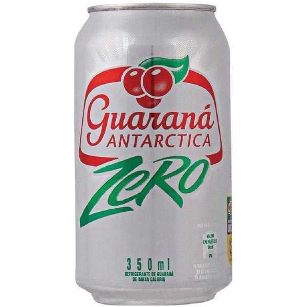 Refrigerante Guaraná Antarctica Zero Açúcar Lata 350ml 1 UN