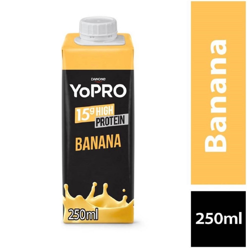 Bebida Láctea 15g High Protein Sabor Banana 250ml 1 UN Yopro
