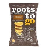Chips de Batata Doce Sabor Especiarias 45g 1 UN Roots To Go
