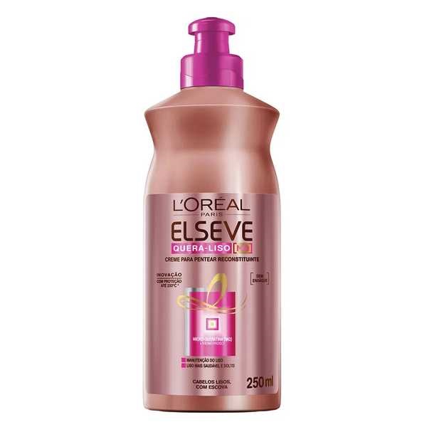 Creme de Pentear Elseve Quera-Liso 250ml 1 UN L'oréal Paris