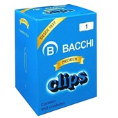 Clips Nº1 Galvanizado Caixa 950 UN Bacchi