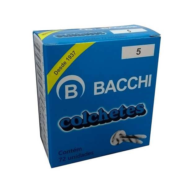 Colchetes Nº 5 25mm CX 72 UN Bacchi