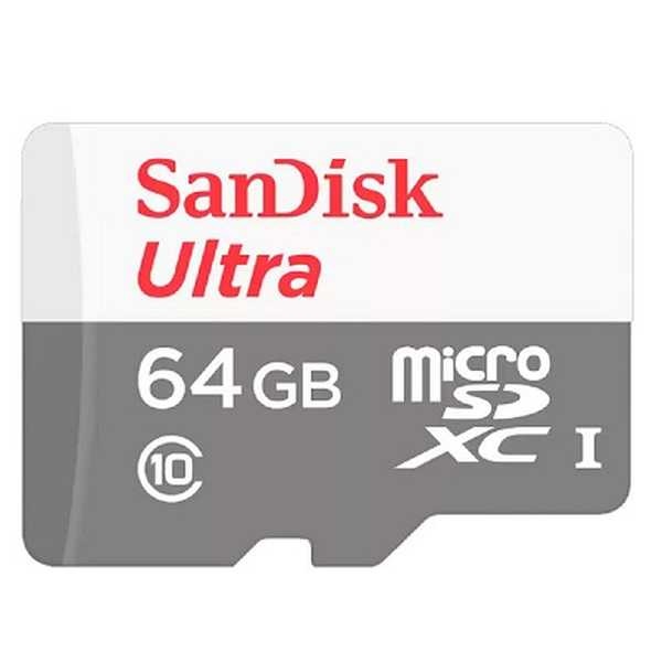 Cartão de Memória Micro SD Classe 10 SDSDQUNR-064G-GN3MA 64GB 1 UN SanDisk