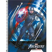 Caderno Universitário Capa Dura 160 FL Avengers Game D 1 UN Tilibra