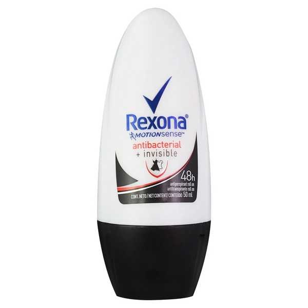 Desodorante Roll-On Invisible 50ml 1 UN Rexona