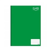 Caderno Brochurão Class Capa Dura Universitário 48 FL Verde 1 UN Foron