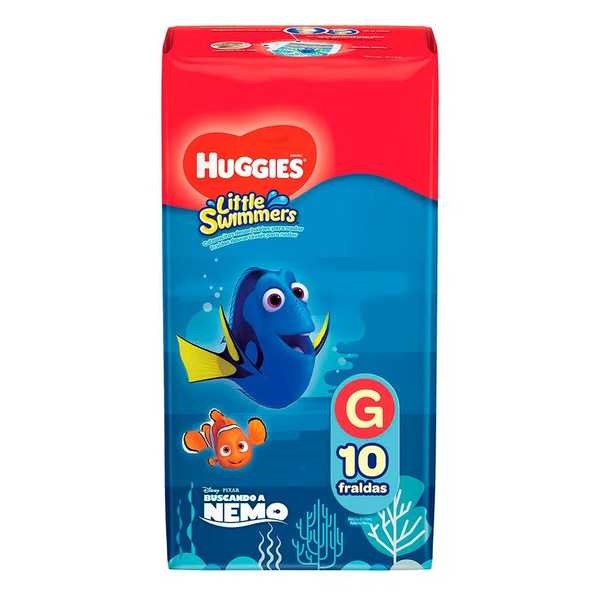 Fralda para Piscina Little Swimmers G 10 UN Huggies